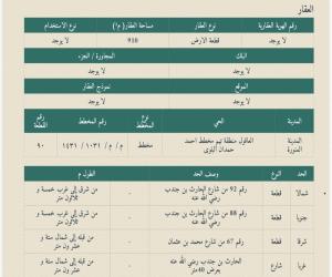 ارض للبيع  في  المدينة المنورة حي الاناهي