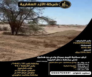 ارض للبيع  في  دحله بن سرور حي غير محدد