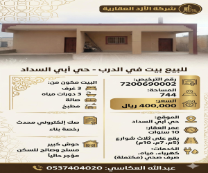 دور للبيع  في  ابو السداد غير محدد