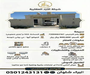 دور للبيع  في  ابها الزين