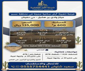 ارض للبيع  في  القاع غير محدد