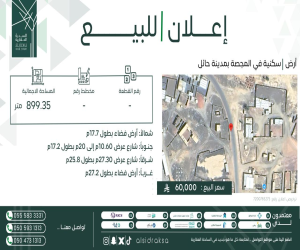 ارض للبيع  في  المجصه حي المجصة