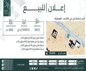 ارض للبيع  في  الكاسب حي هجرة الكاسب