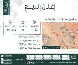 ارض للبيع  في  الخلايق (الخلايق الشرقيه والغربيه) حي الخلايق (الخلايق الشرقيه والغربيه)